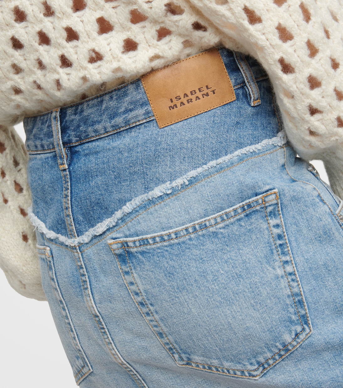 Minifalda en denim de tiro alto | Isabel Marant
