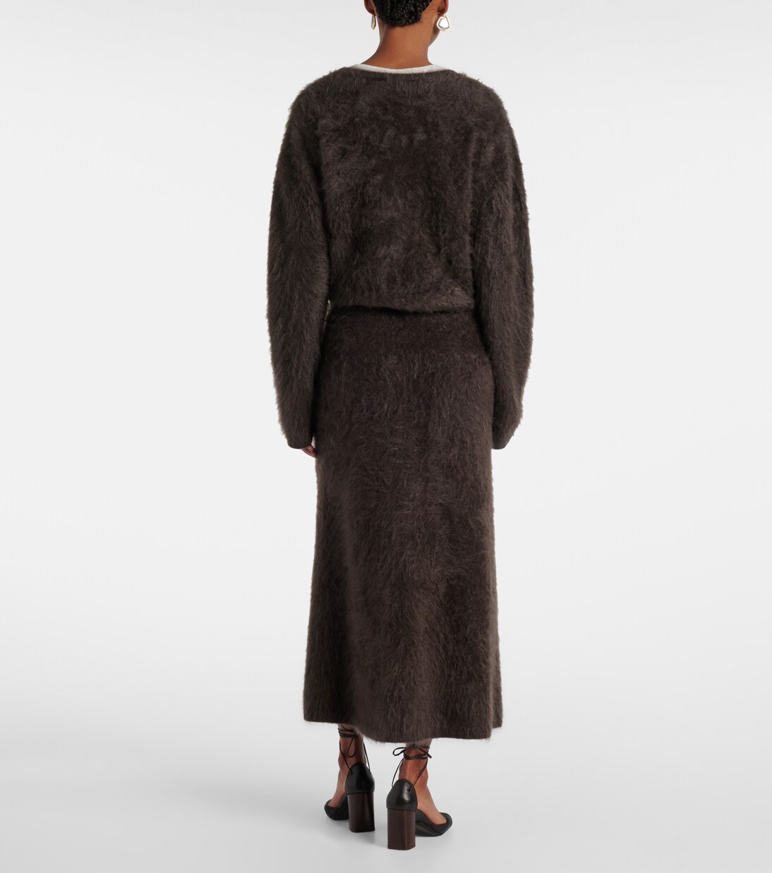 Gonna lunga Asta in cashmere | Lisa Yang
