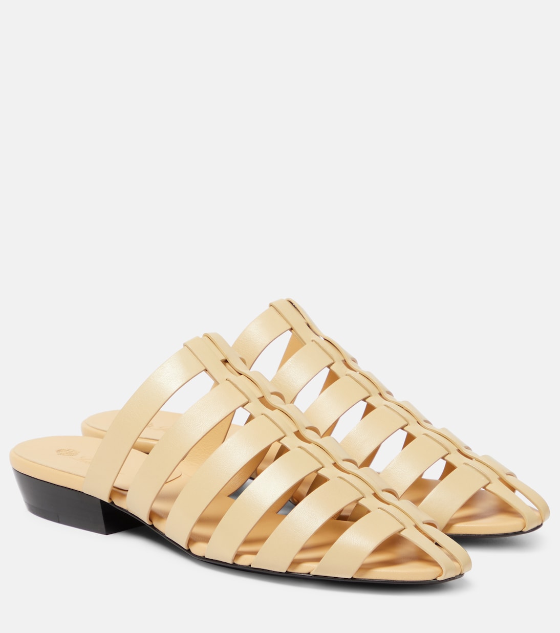 Slippers Kaede aus Leder | Loro Piana
