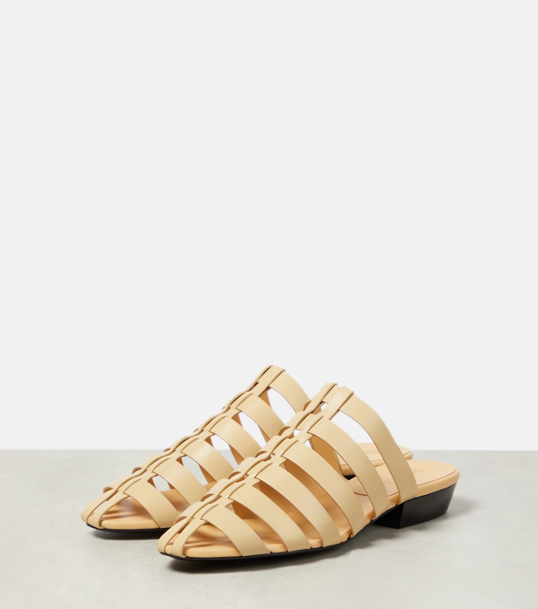 Slippers Kaede aus Leder | Loro Piana