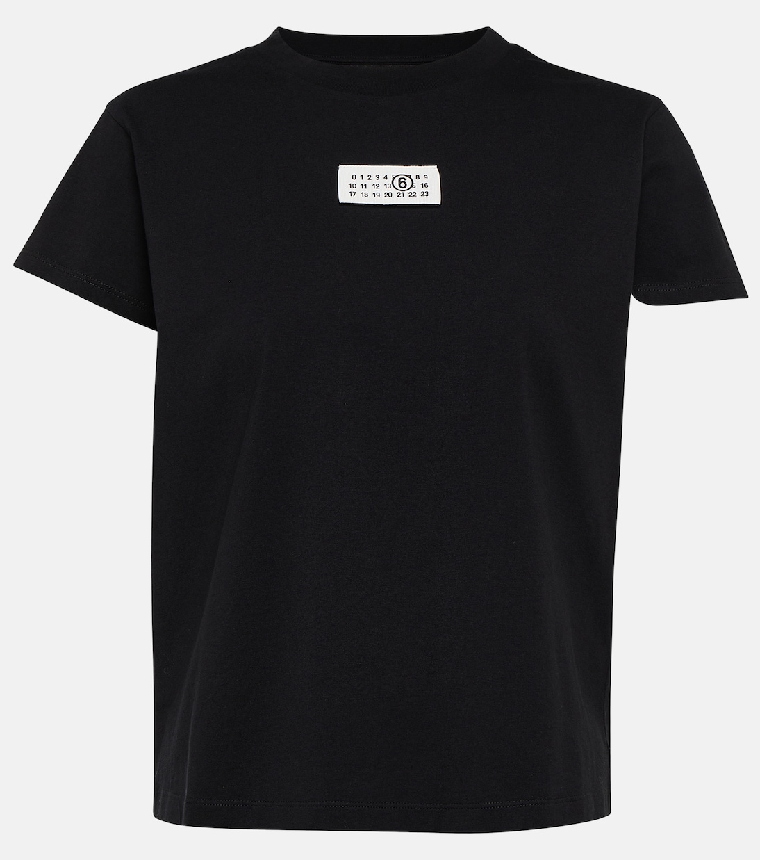 Camiseta en jersey de algodón con logo | MM6 Maison Margiela