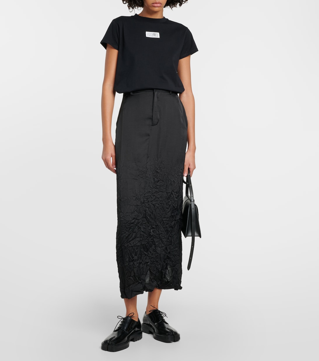 Camiseta en jersey de algodón con logo | MM6 Maison Margiela