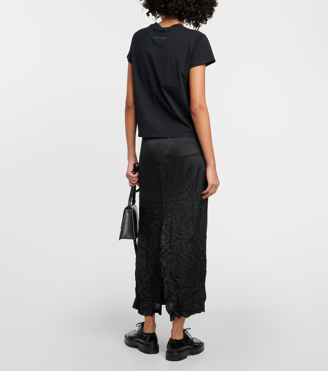 Camiseta en jersey de algodón con logo | MM6 Maison Margiela