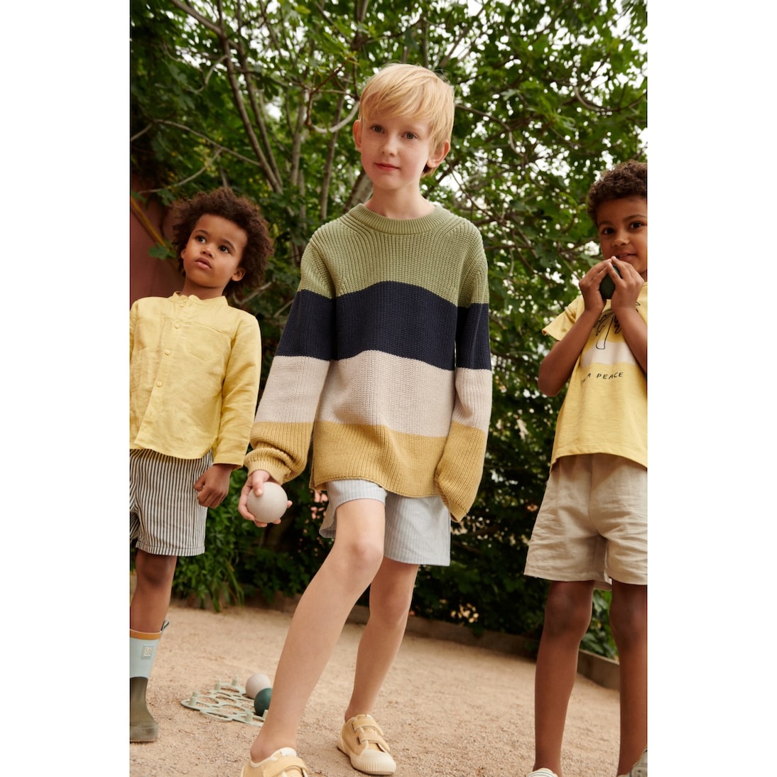 Pull Koda rayé en coton | Liewood