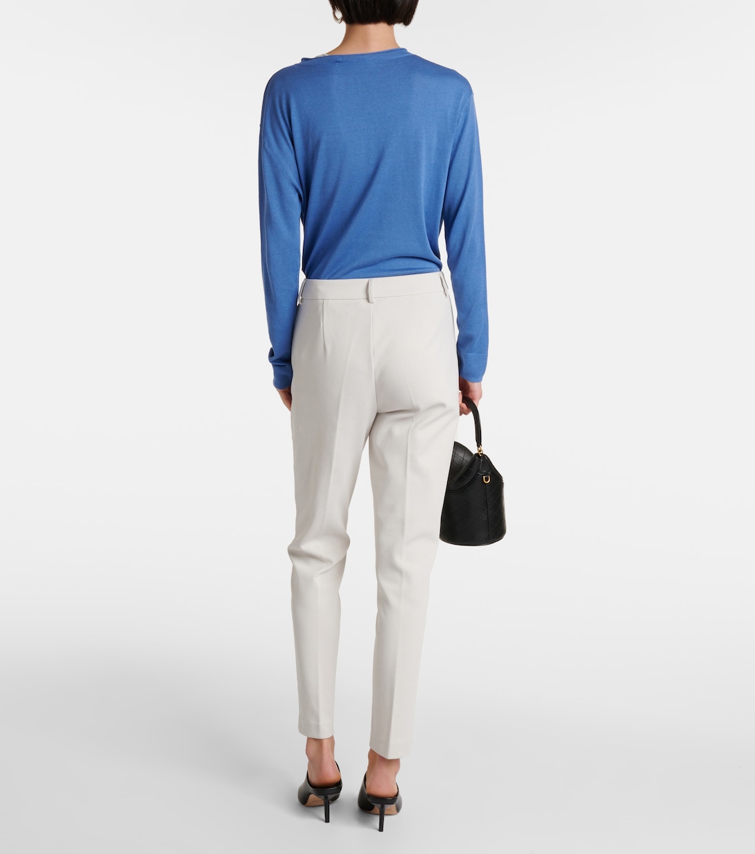 Gerade Hose Farad aus einem Baumwollgemisch | Max Mara