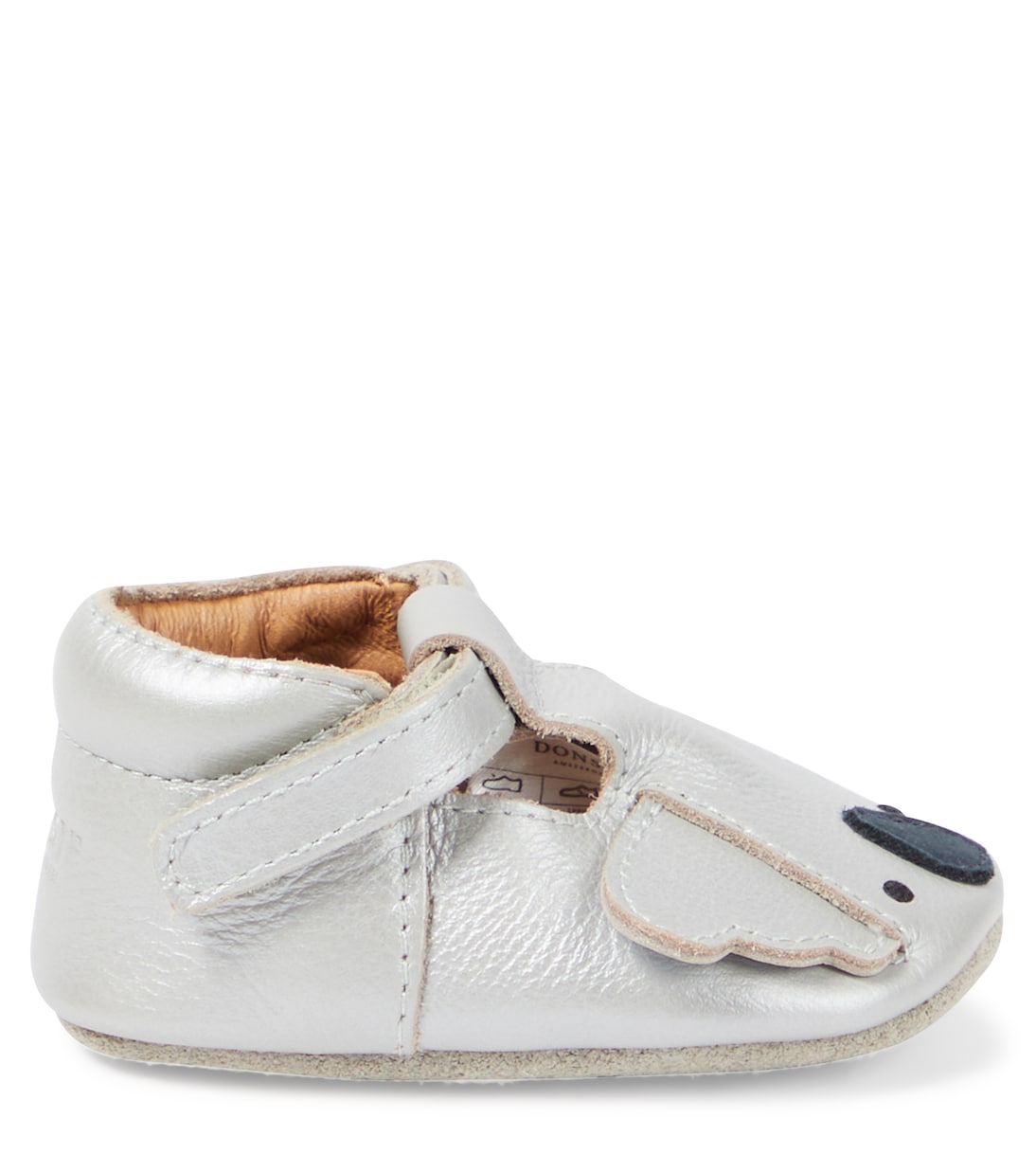 Baby - Scarpe Blinc Koala in pelle metallizzata | Donsje