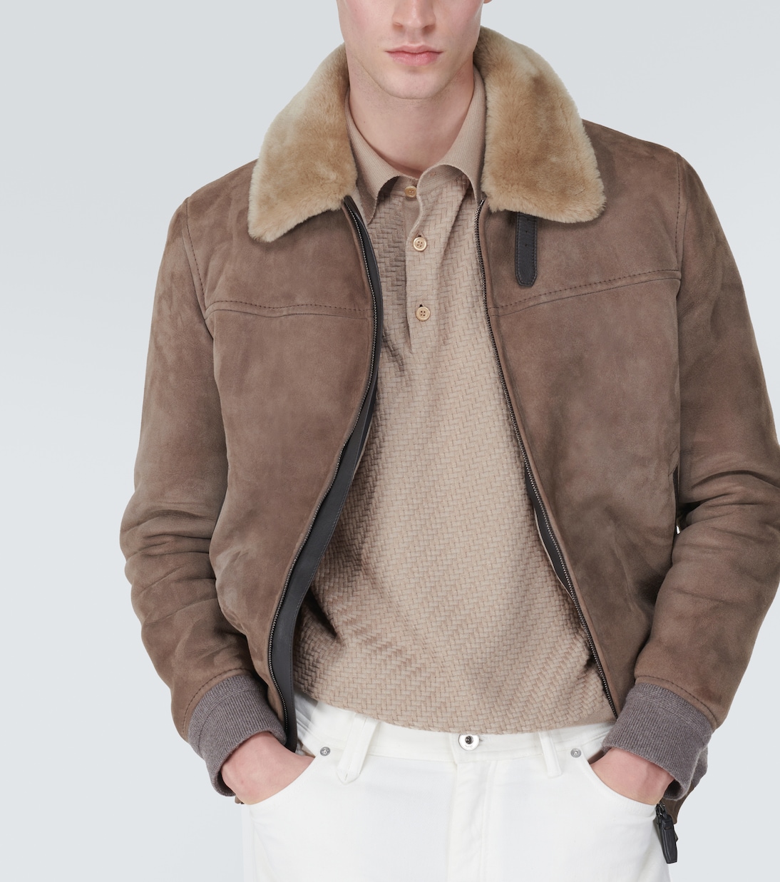 Polo in cotone, seta e cashmere | Brioni