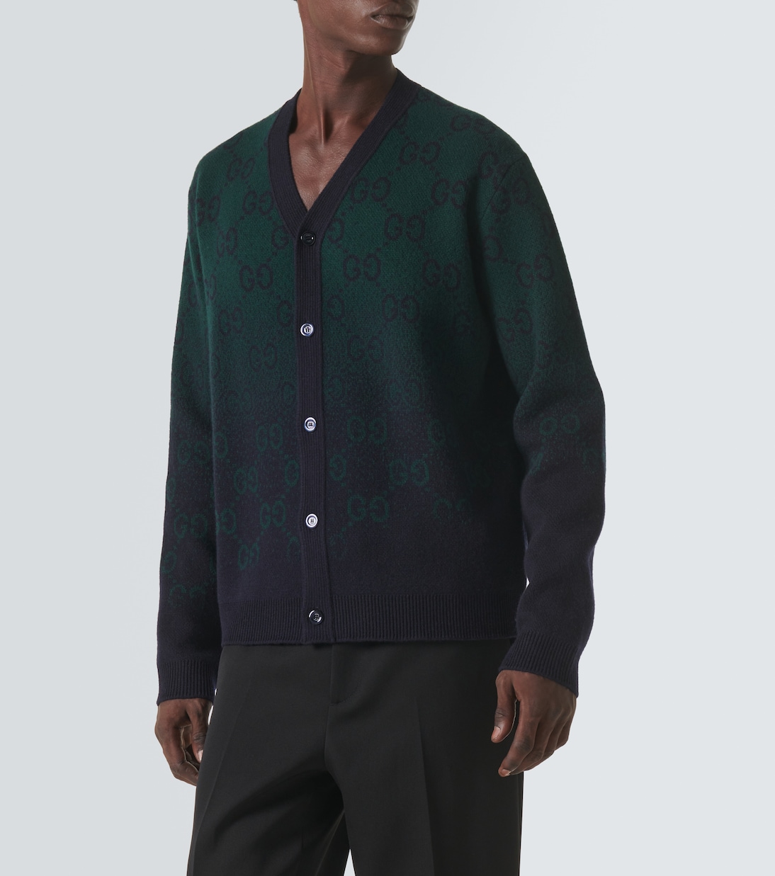 GG wool jacquard cardigan | Gucci