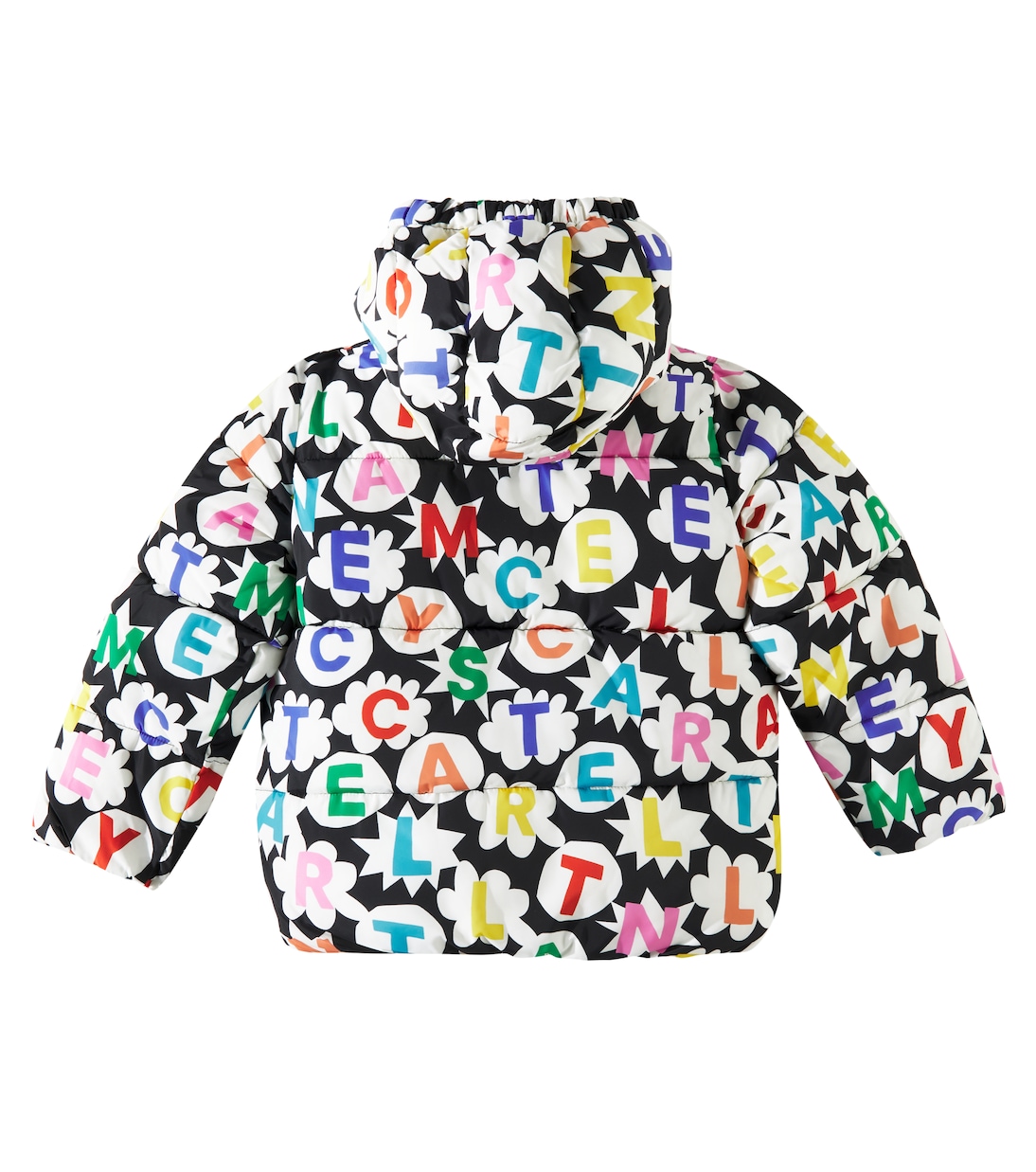 Chaqueta acolchada estampada con logo | Stella McCartney Kids
