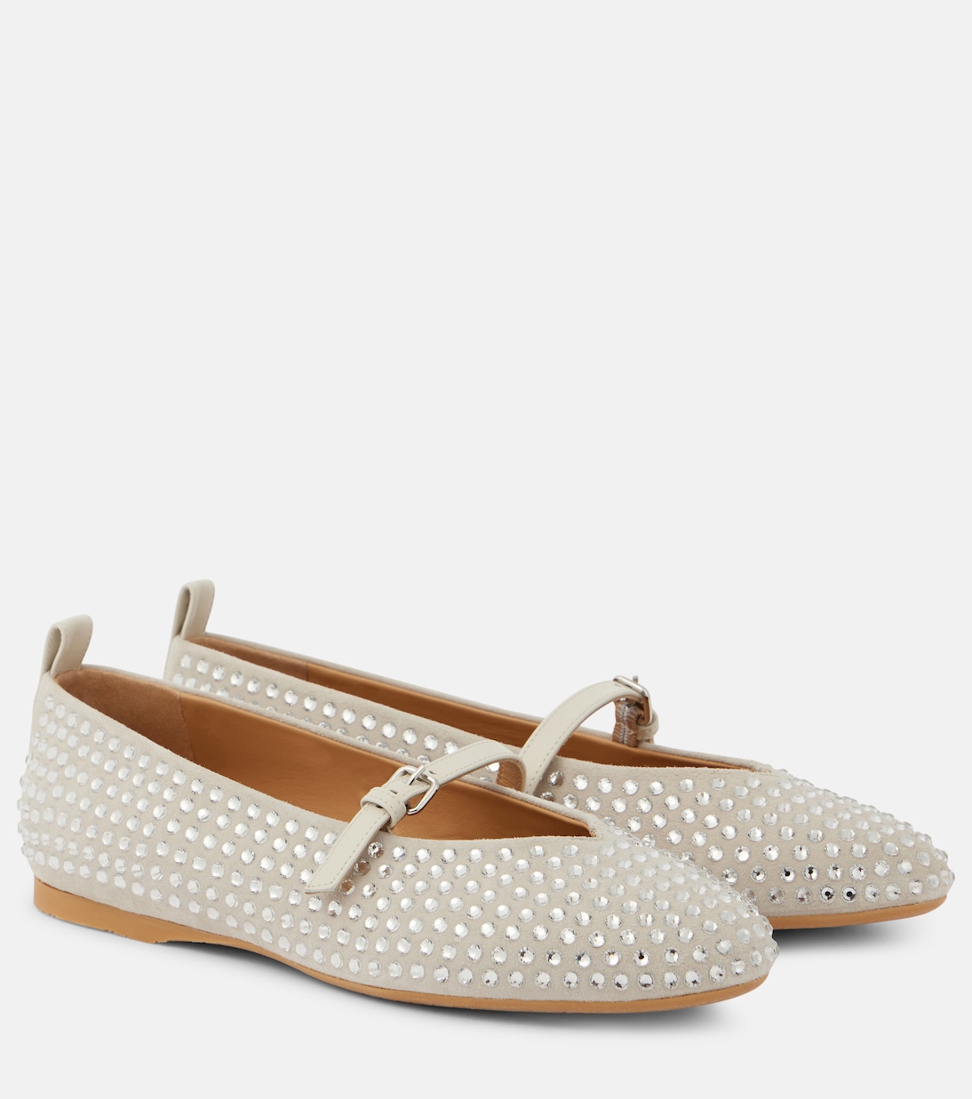 Ballerines en daim à ornements | JW Anderson