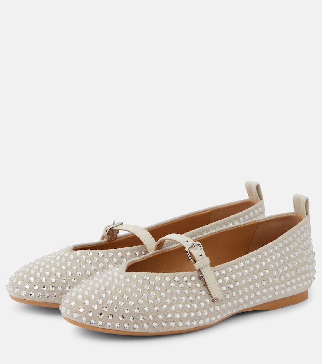 Ballerines en daim à ornements | JW Anderson