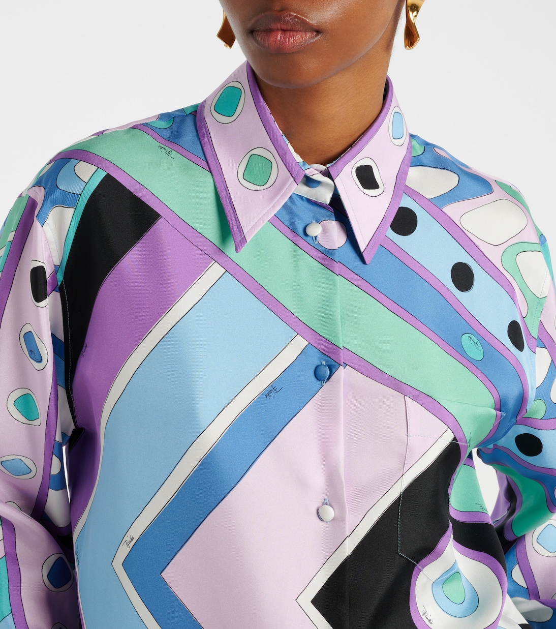 Camicia Vivara in twill di seta | Pucci