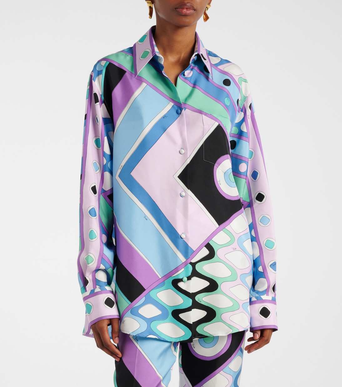 Vivara silk twill shirt | Pucci
