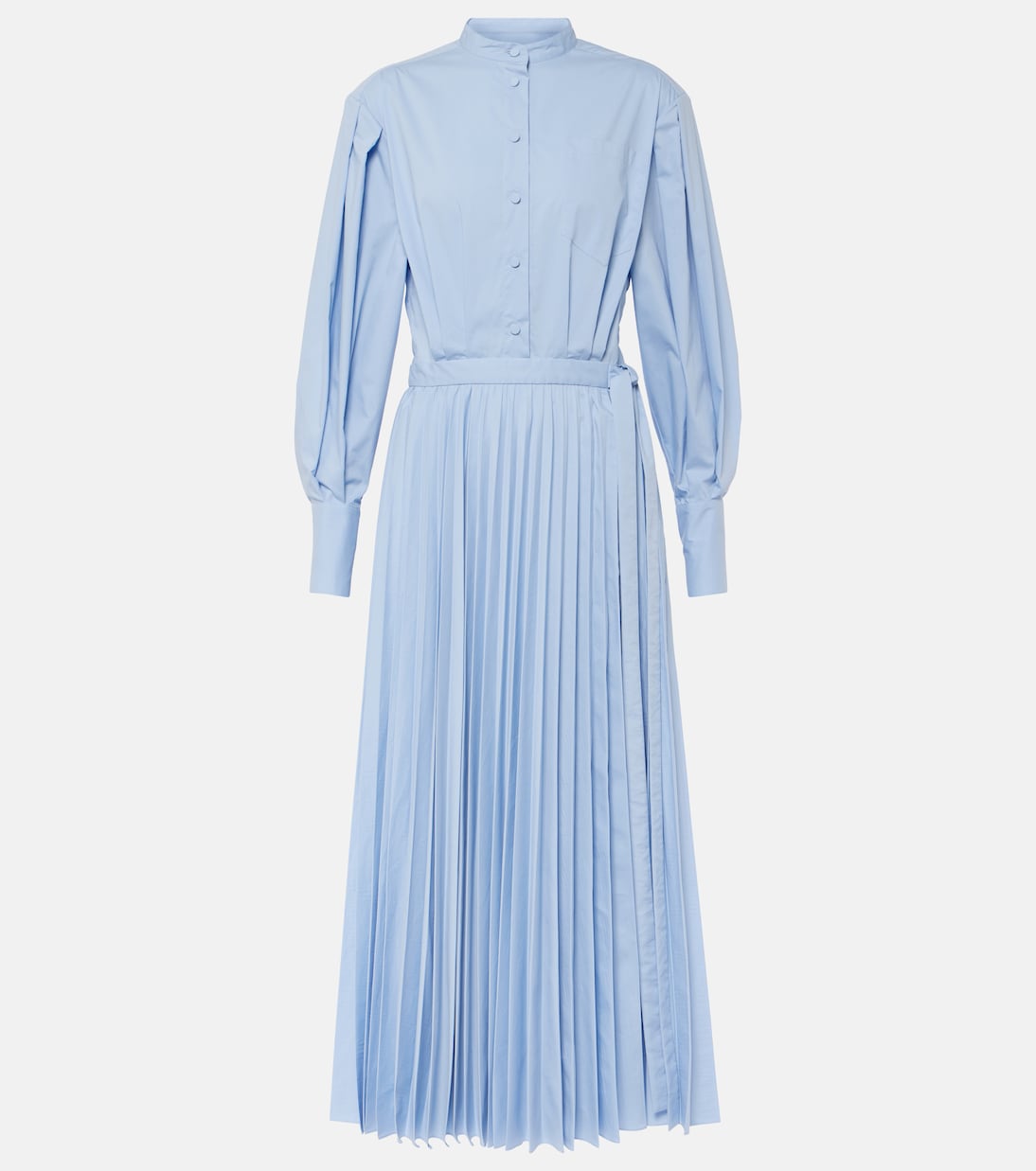 Binoche plissé cotton-blend midi dress | Altuzarra