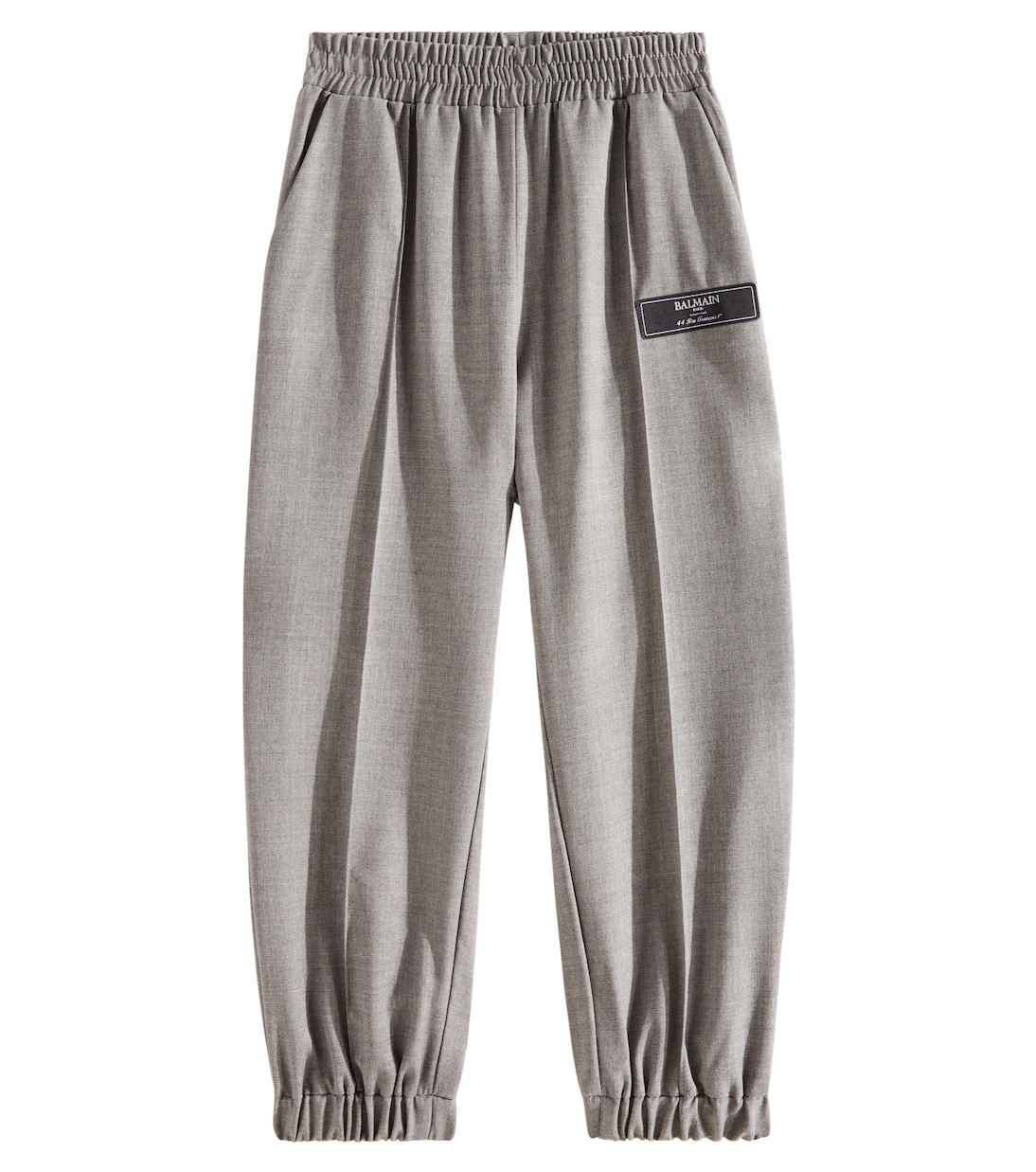 Pantalones tapered de lana | Balmain Kids