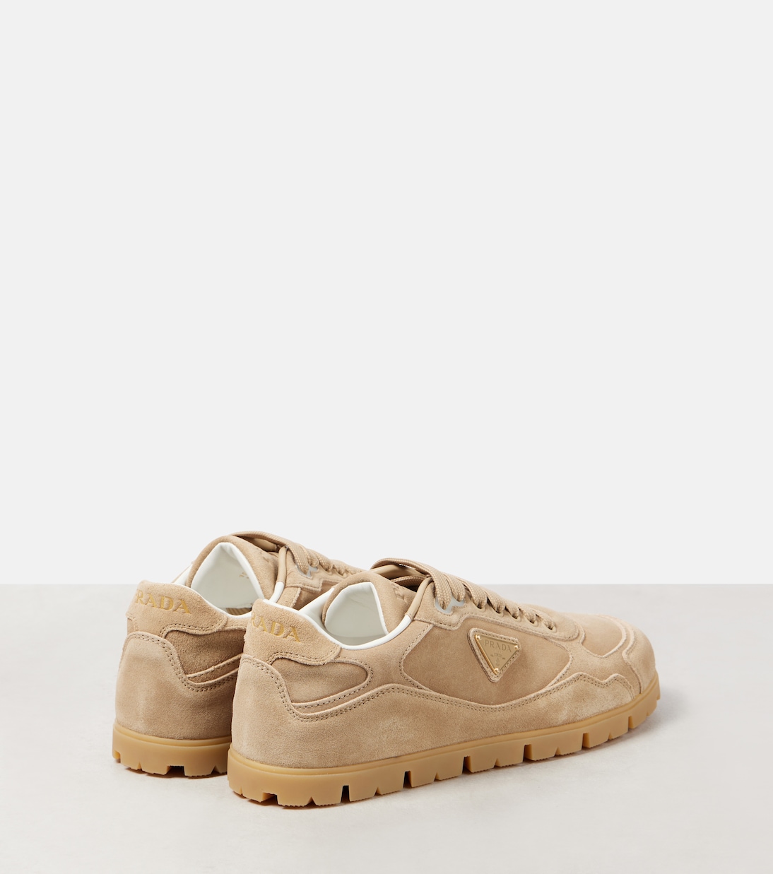 Trail suede sneakers | Prada