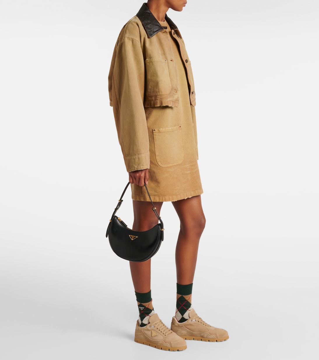 Trail suede sneakers | Prada