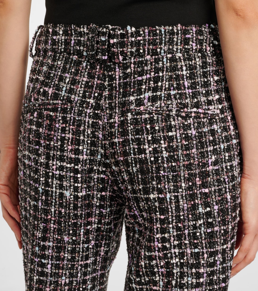 Pantaloni flared in tweed | Balmain