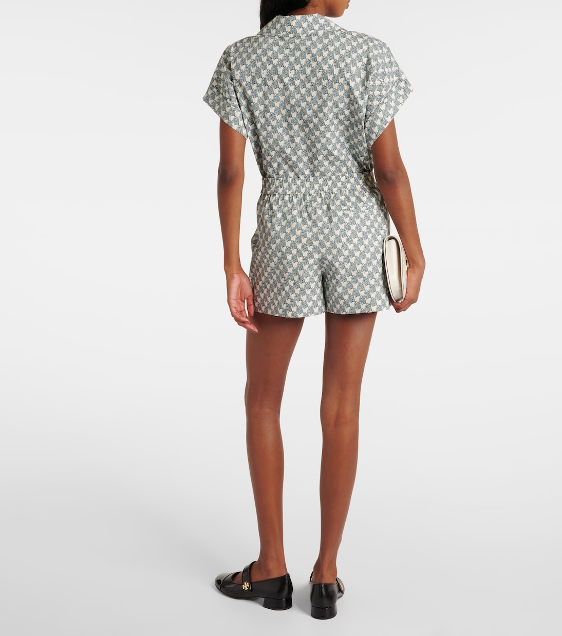 Shorts in popeline di misto cotone | Tory Burch