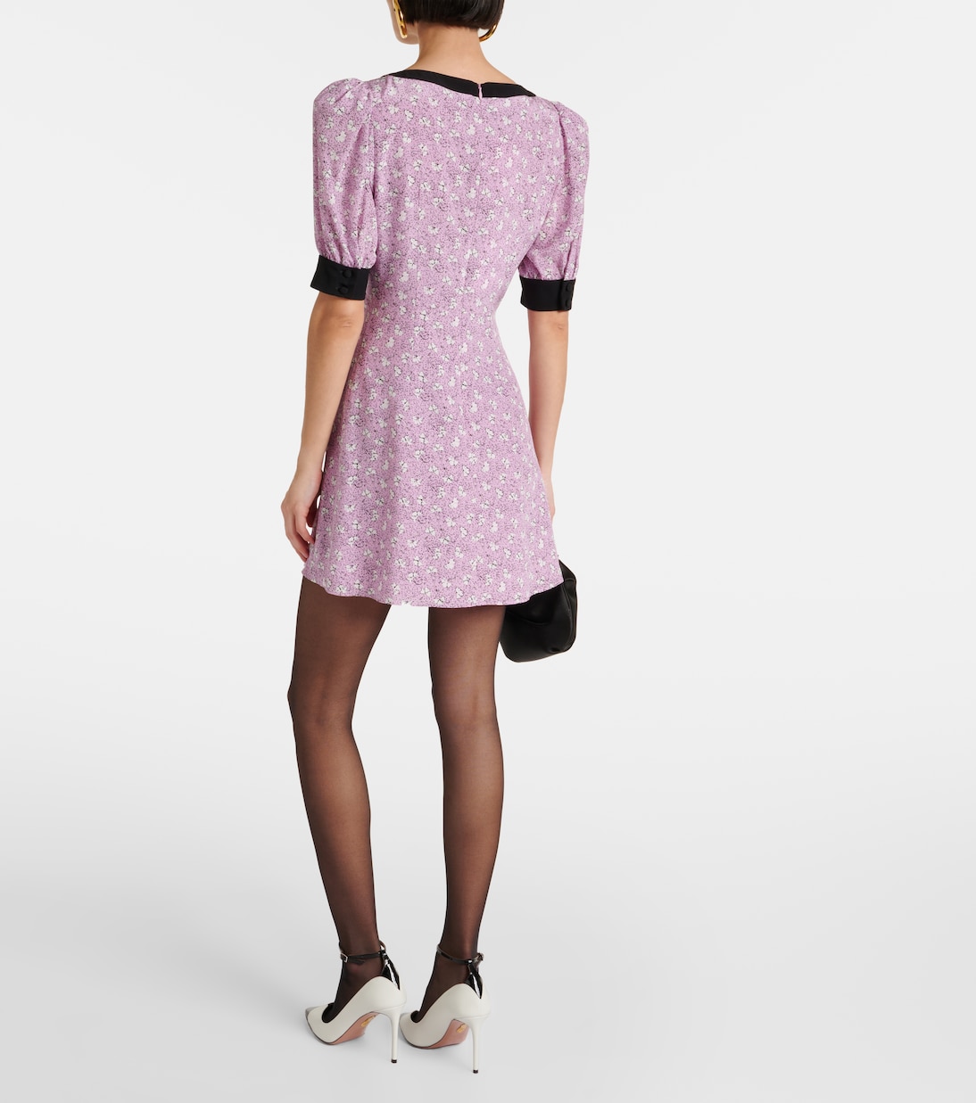 Bedrucktes Minikleid aus Seide | Alessandra Rich