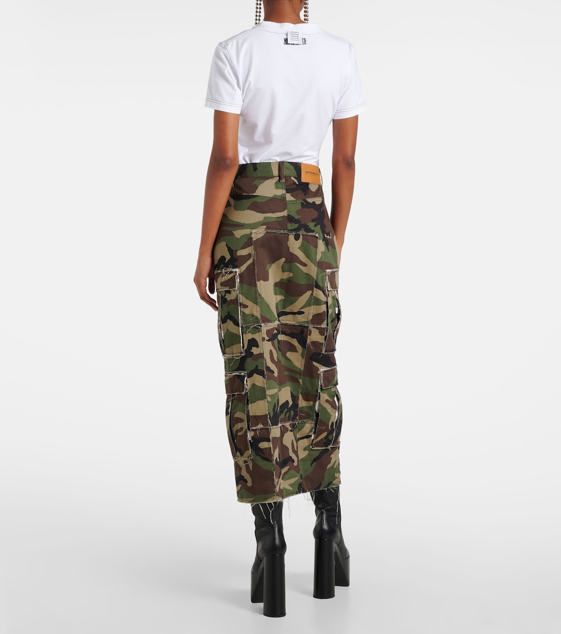 Cotton camo skirt hotsell