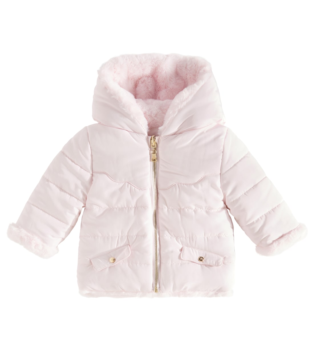 Baby Jacke mit Faux Shearling | Tartine et Chocolat