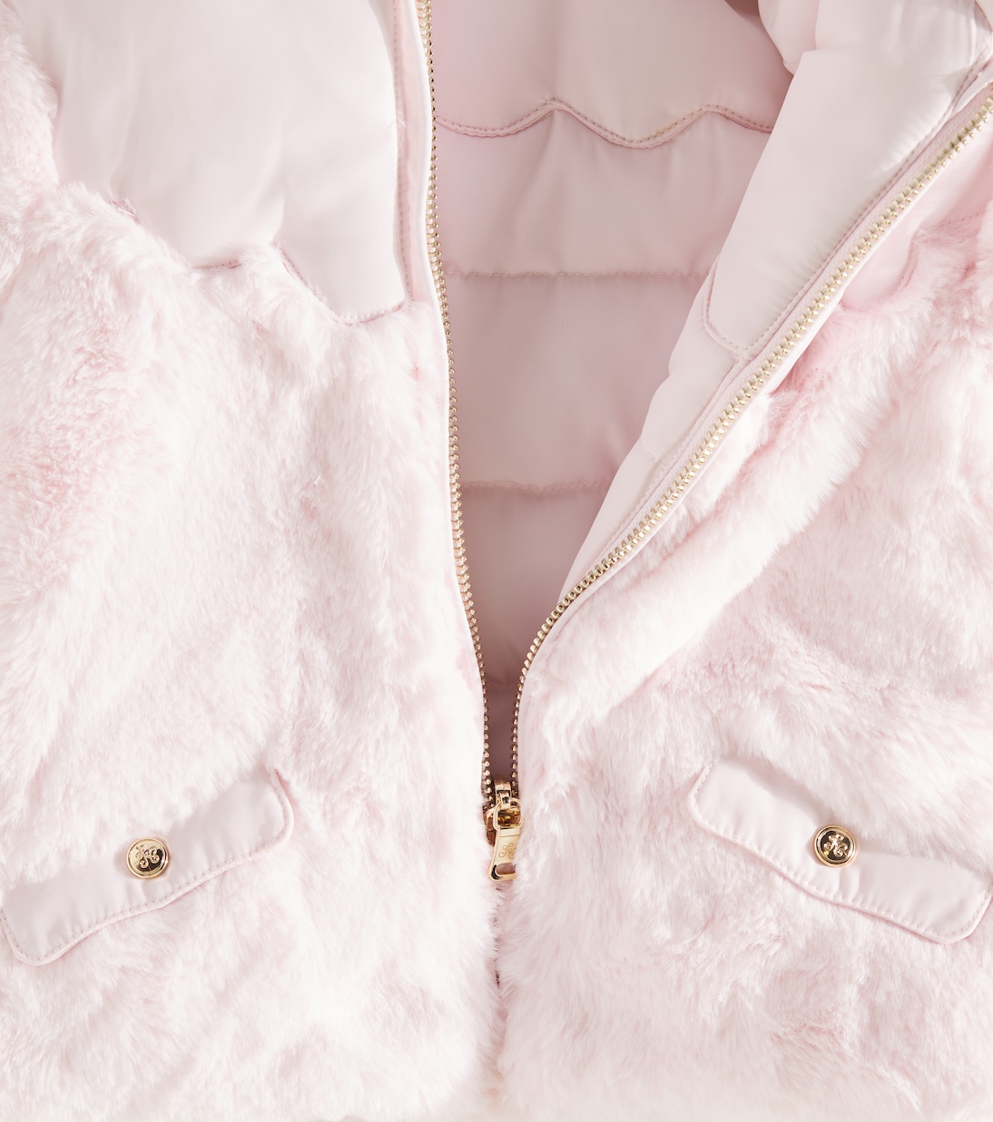 Baby Jacke mit Faux Shearling | Tartine et Chocolat