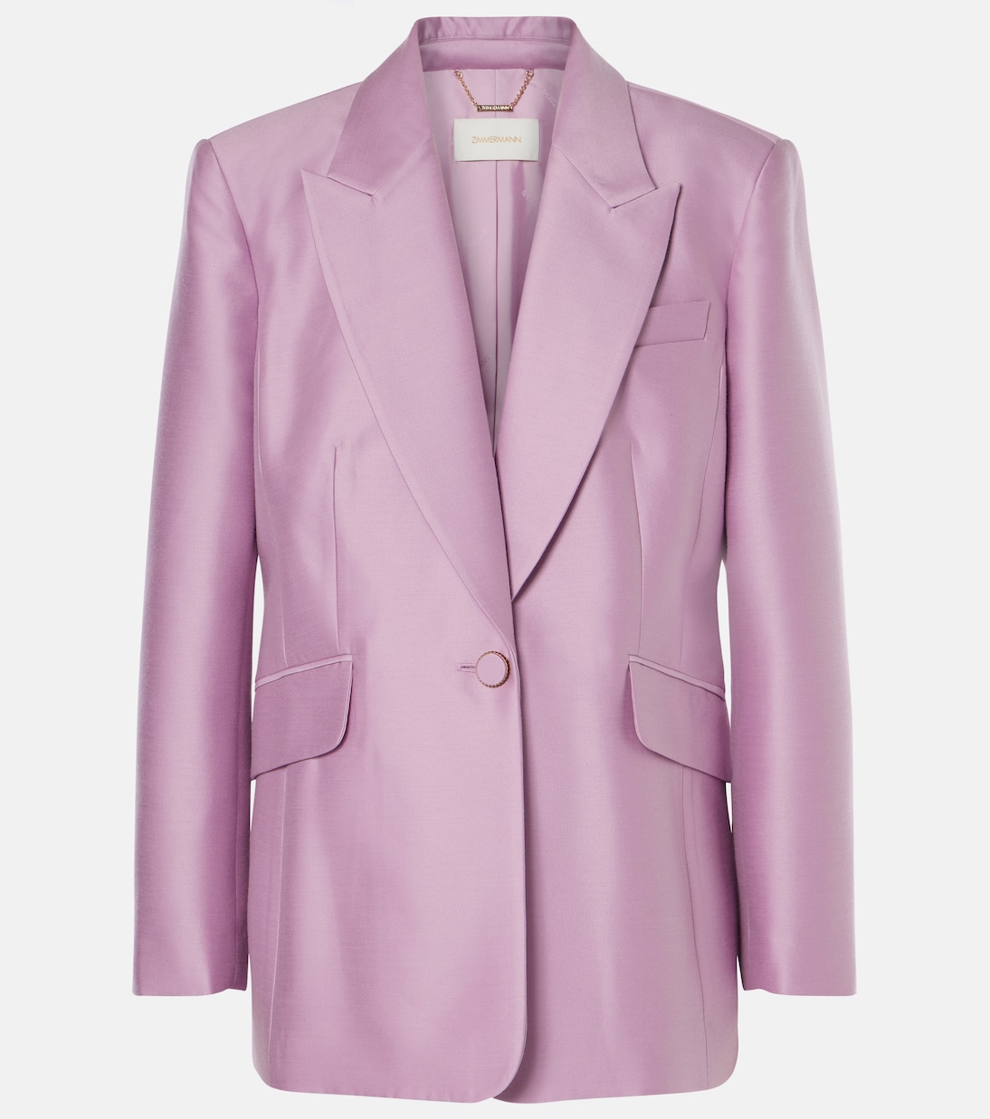 Tailored wool and silk jacket | Zimmermann