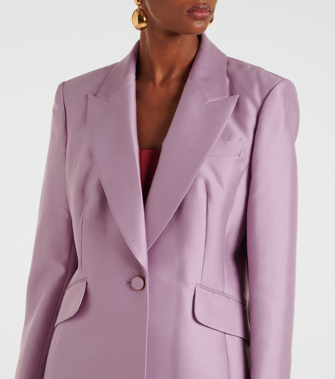 Tailored wool and silk jacket | Zimmermann