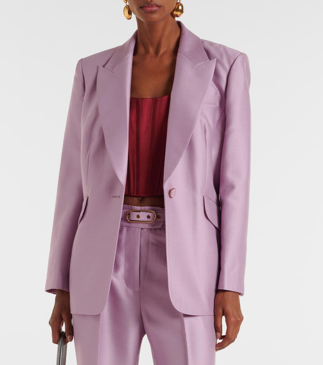 Tailored wool and silk jacket | Zimmermann