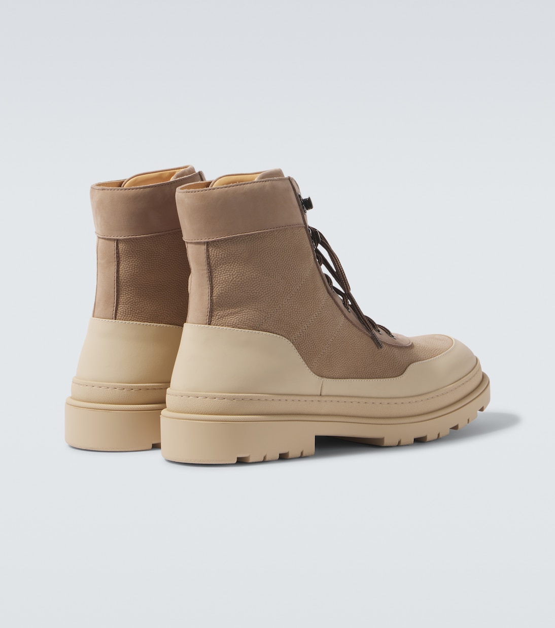Schnürstiefel aus Leder | Brunello Cucinelli