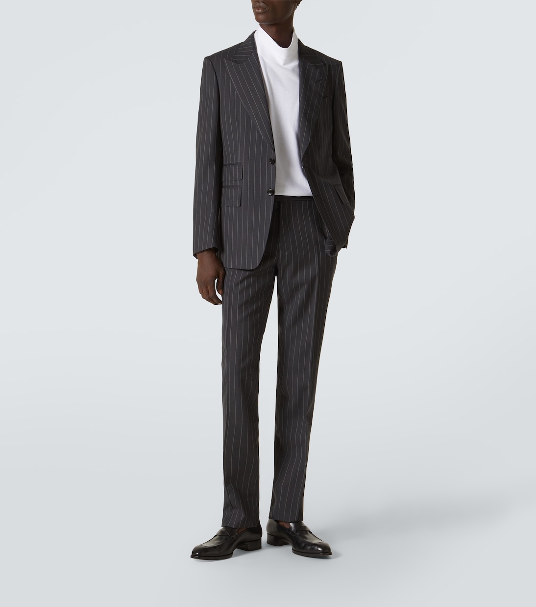 Pinstripe wool and mohair suit | Tom Ford