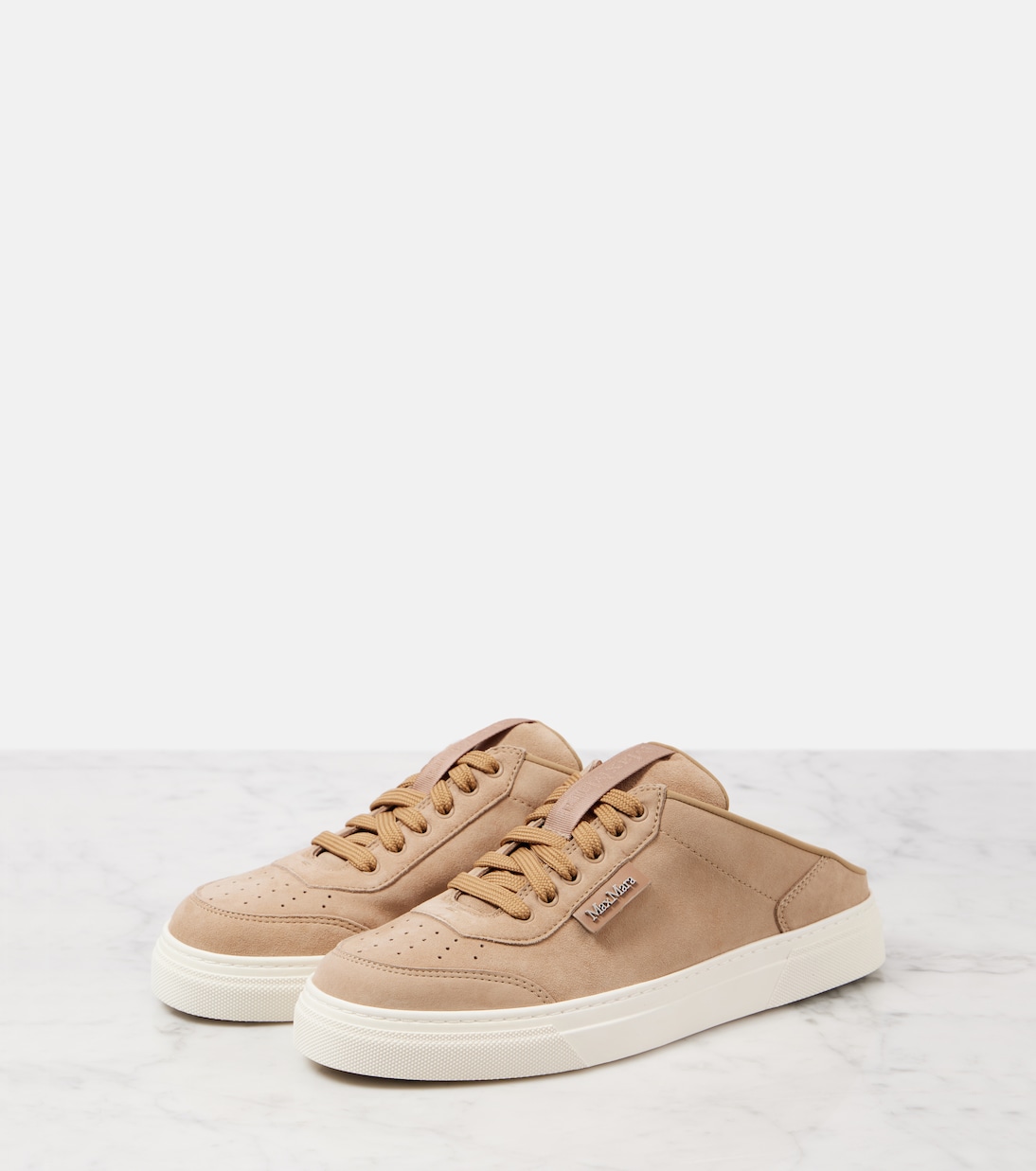 Baskets Slides en daim | Max Mara