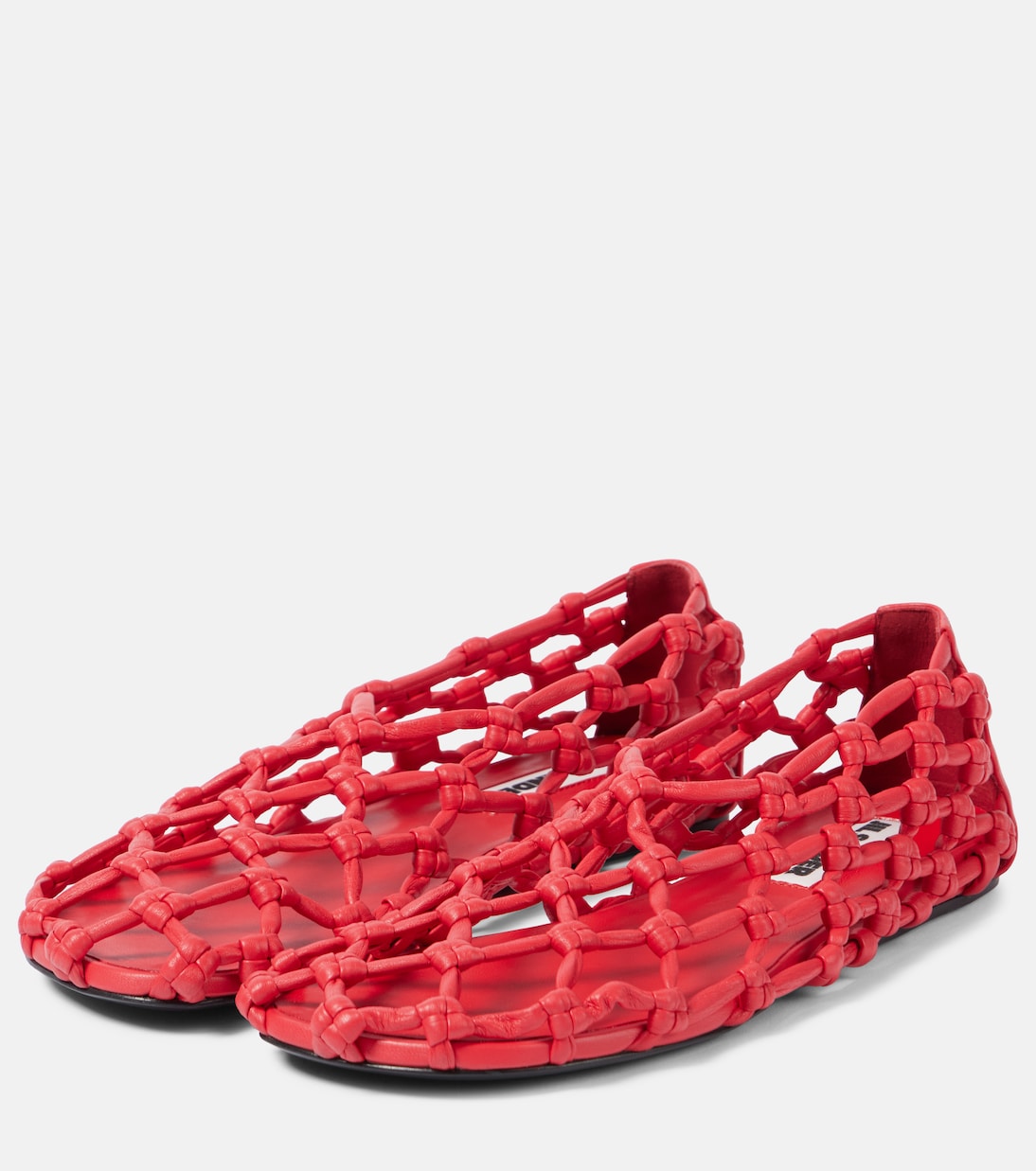Scarpe basse in pelle annodata Jil Sande
