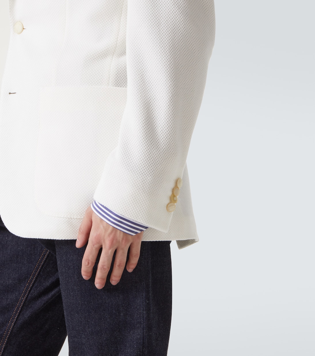Blazer in piqué di cotone | Dunhill
