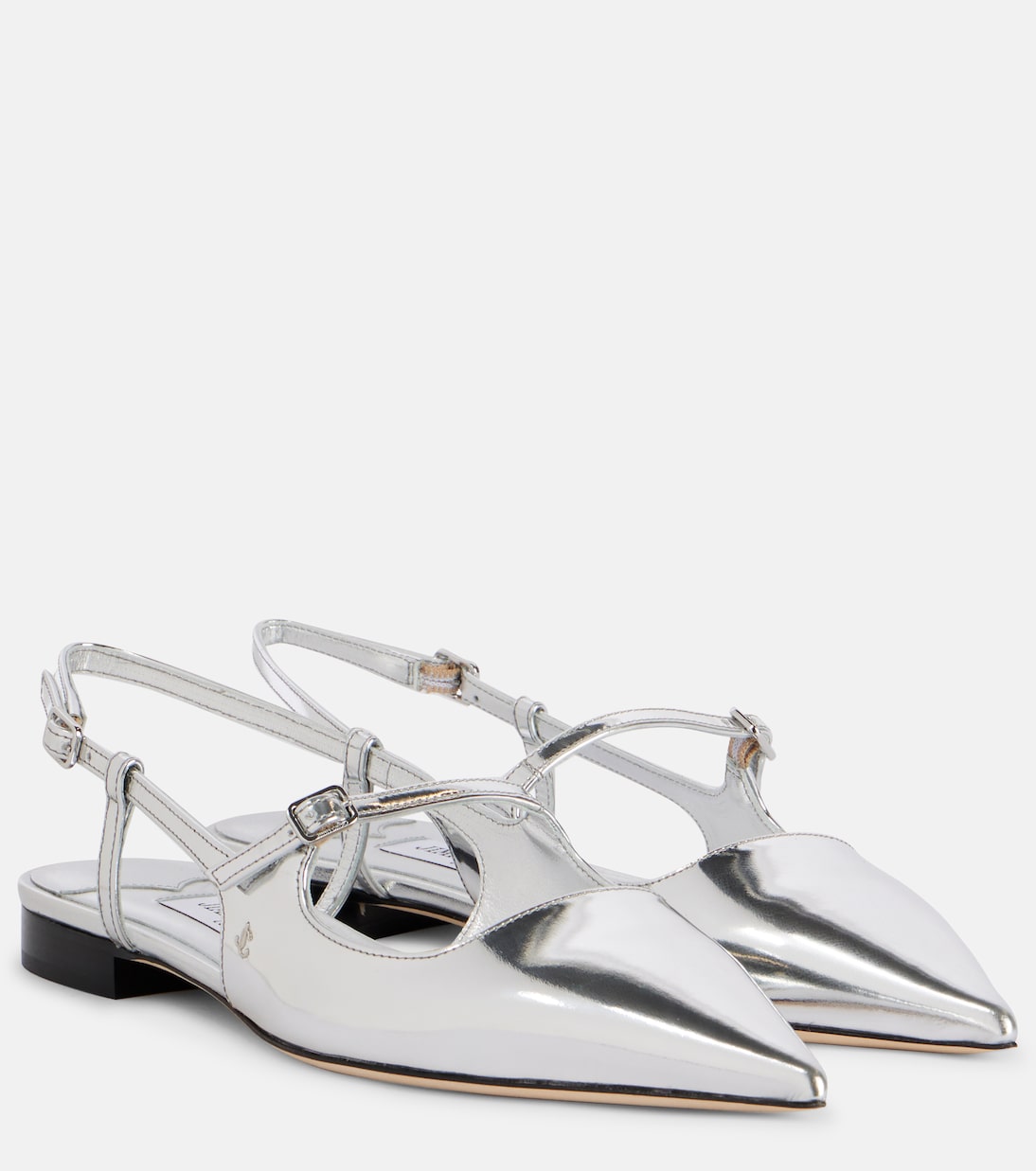 Ballerine slingback Didi in pelle metallizzata | Jimmy Choo