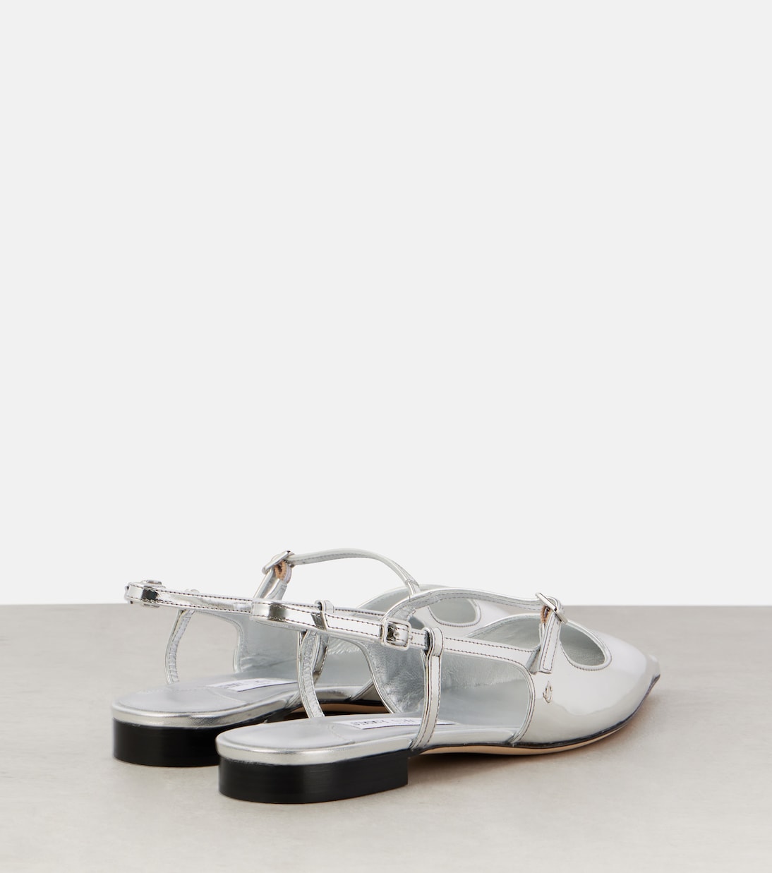 Ballerine slingback Didi in pelle metallizzata | Jimmy Choo