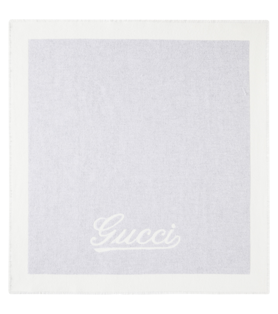 Baby Gucci Script jacquard cashmere blanket | Gucci Kids