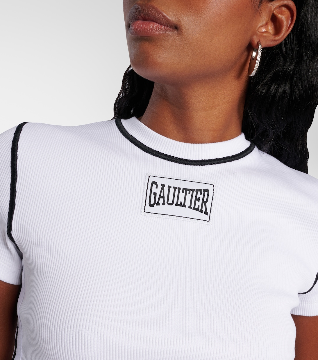 T-shirt in jersey di misto cotone  | Jean Paul Gaultier