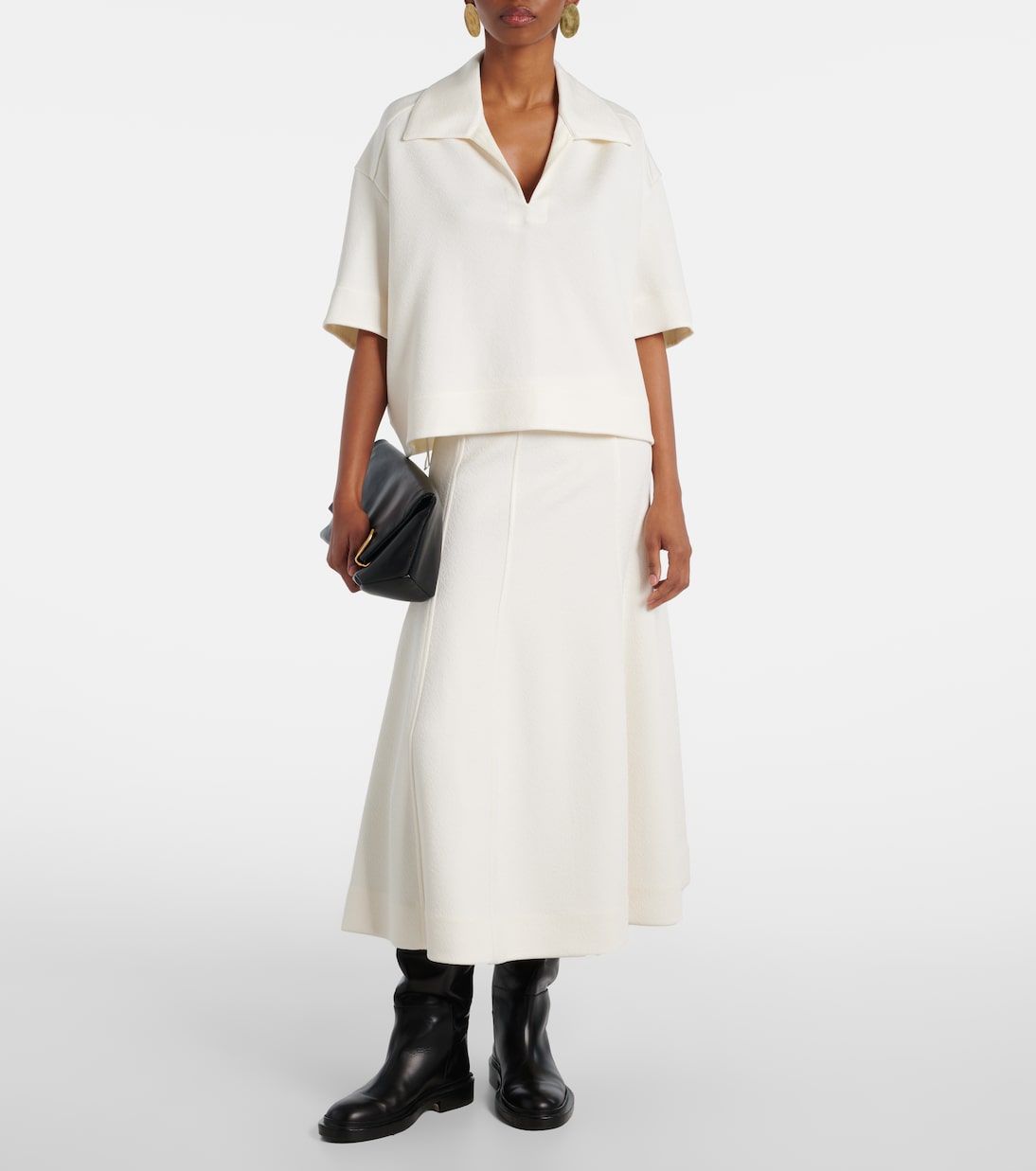 Gonna midi in maglia | Jil Sander