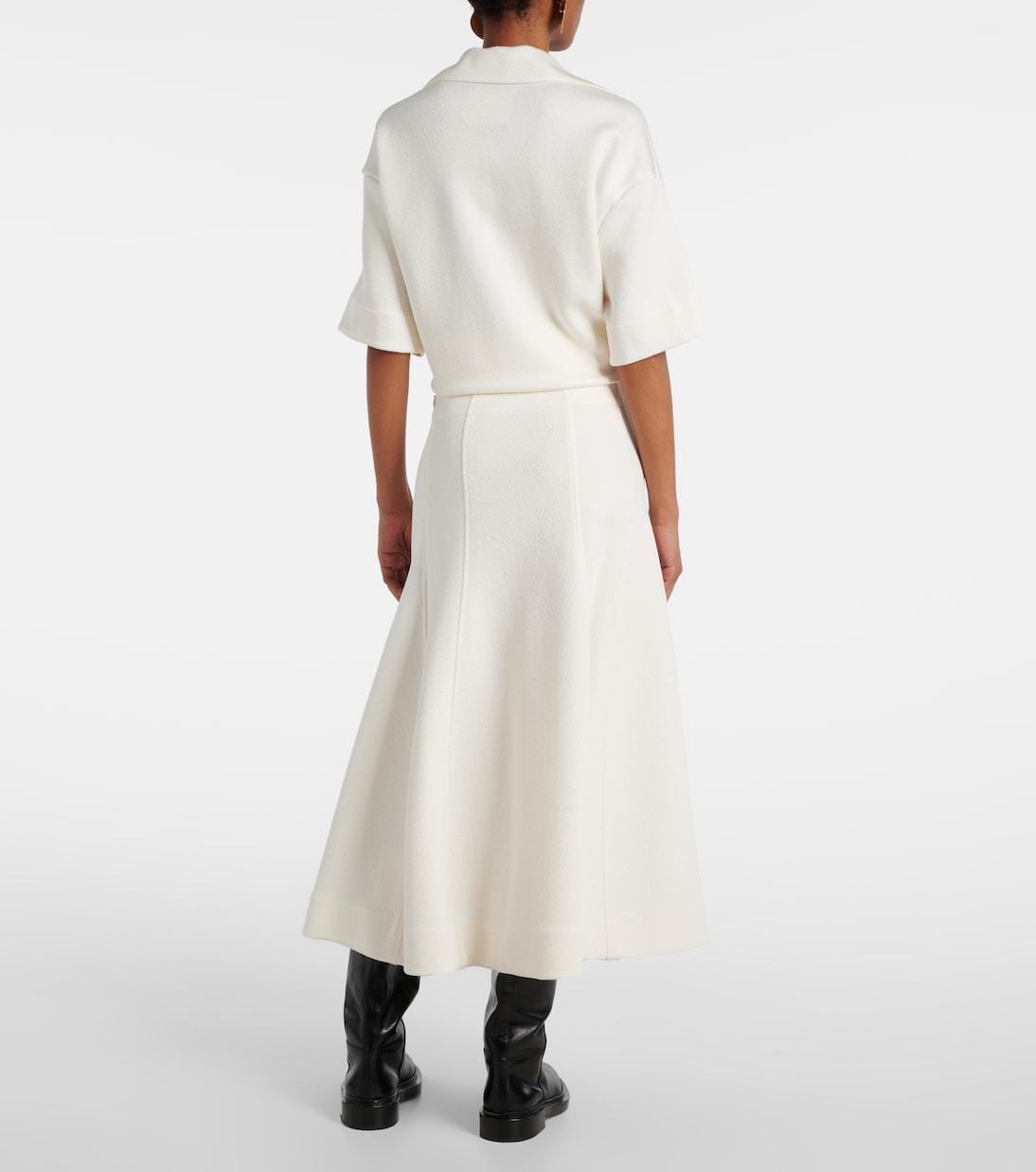 Gonna midi in maglia | Jil Sander