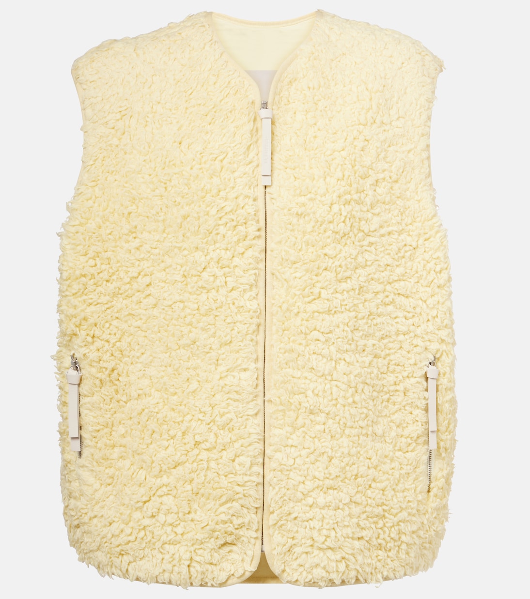 Veste sans manches en fourrure synthétique | Jil Sander