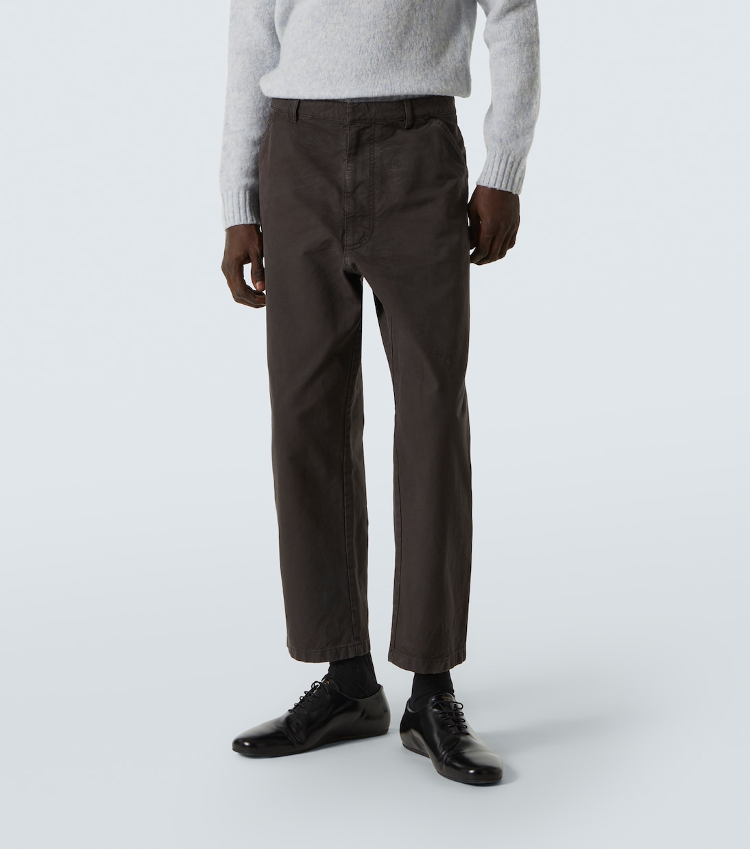 Pantalon chino en coton | Prada
