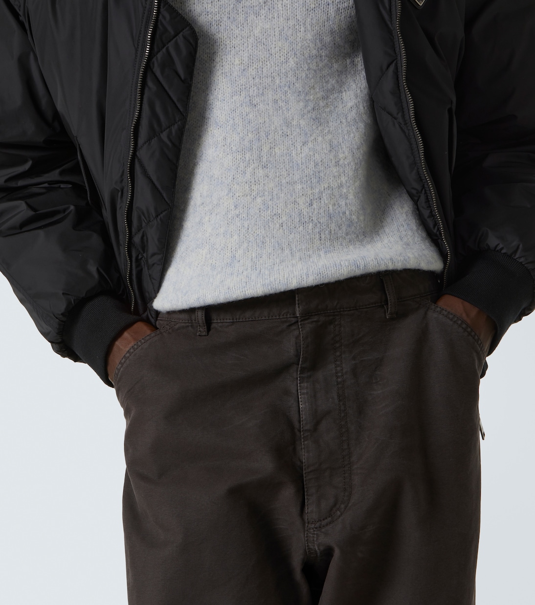 Pantalon chino en coton | Prada