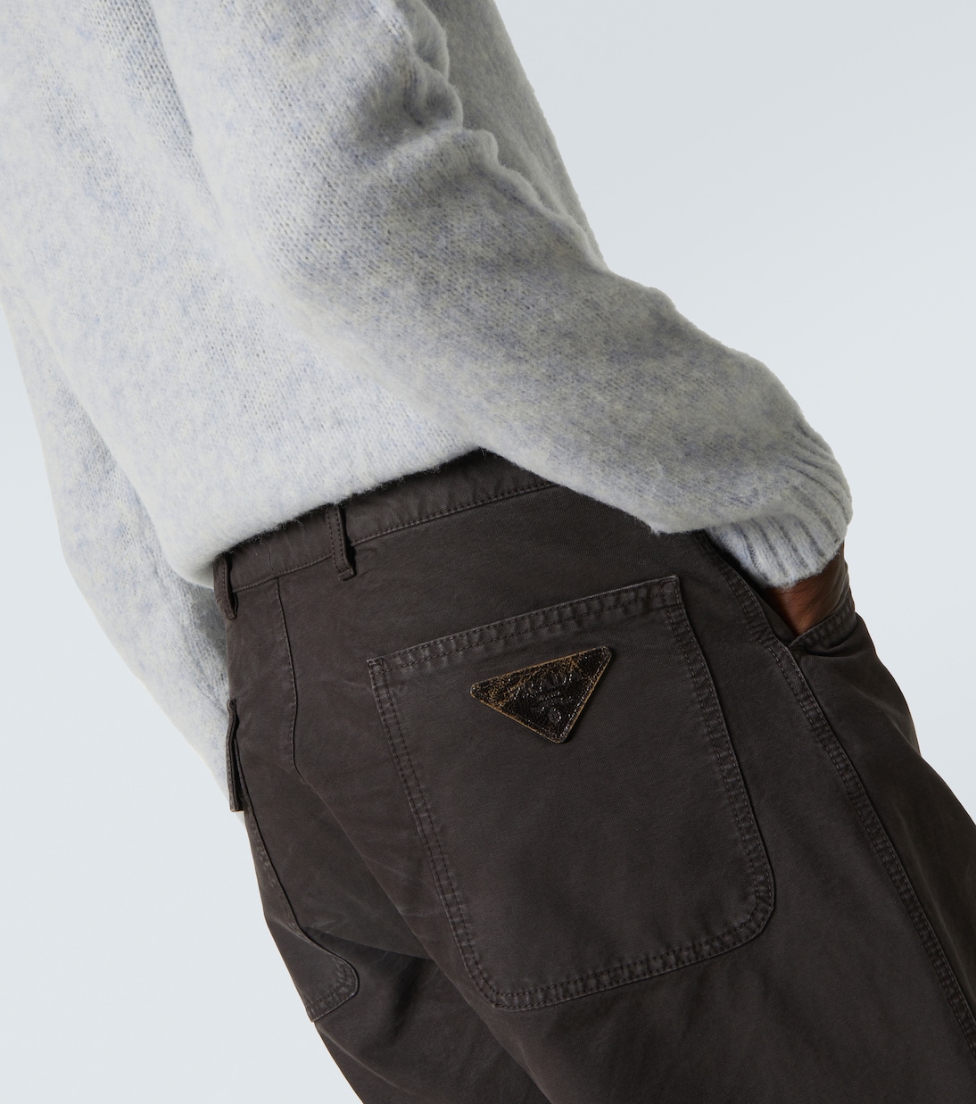 Pantalon chino en coton | Prada