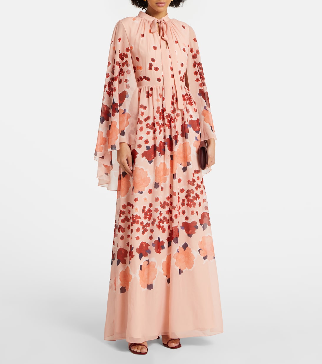Abito lungo in seta | Erdem