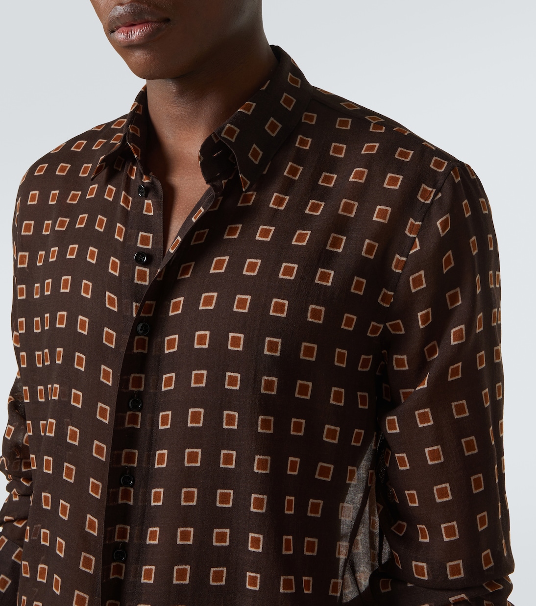 Printed wool shirt | Saint Laurent