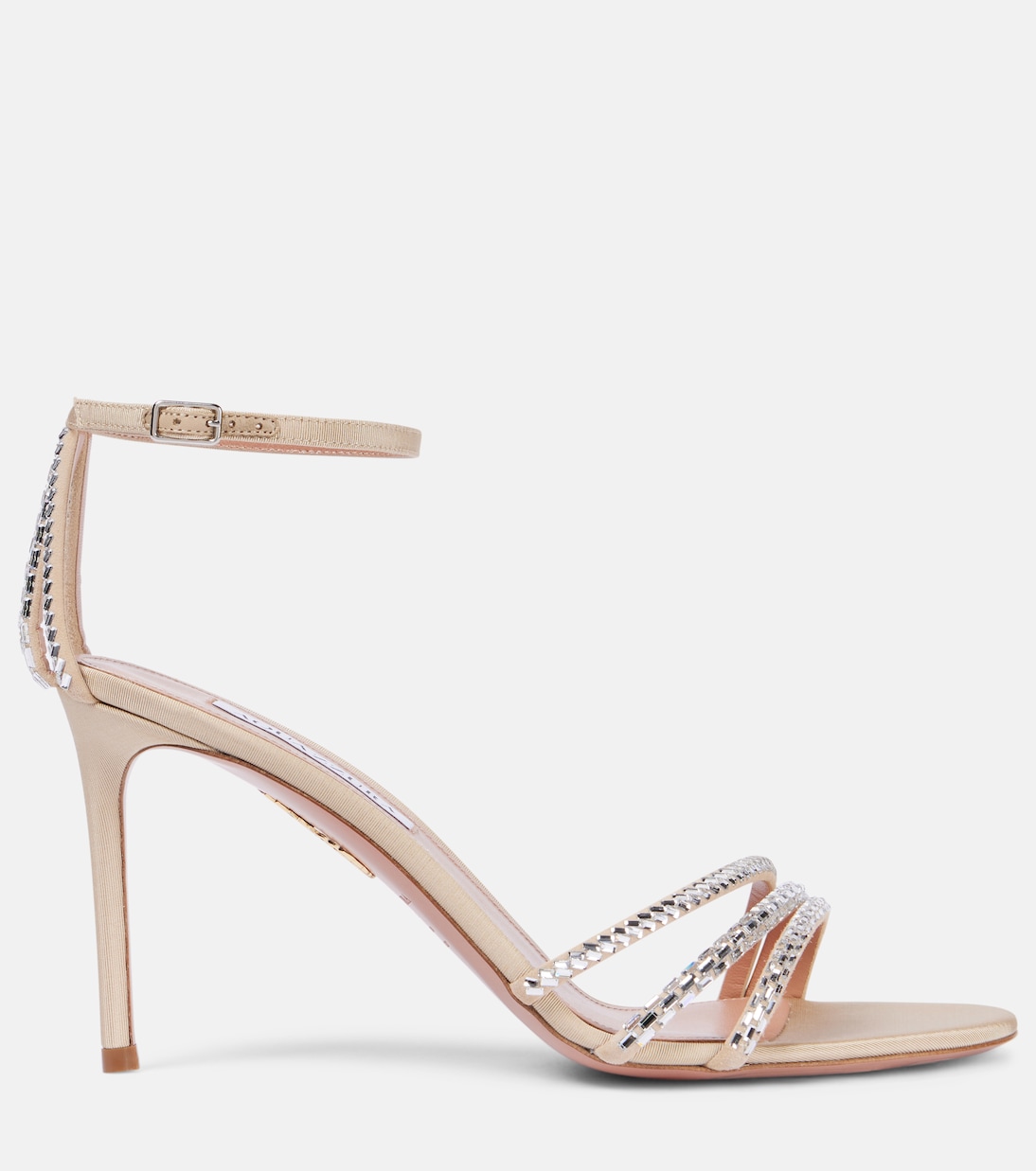 Milagros 75 embellished leather sandals | Aquazzura