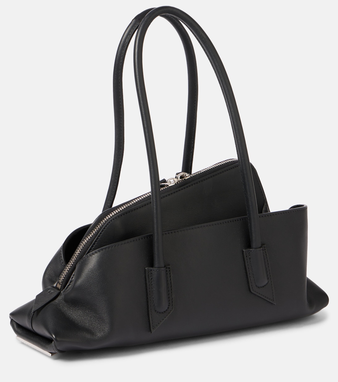 La Passeggiata Small leather tote bag | The Attico