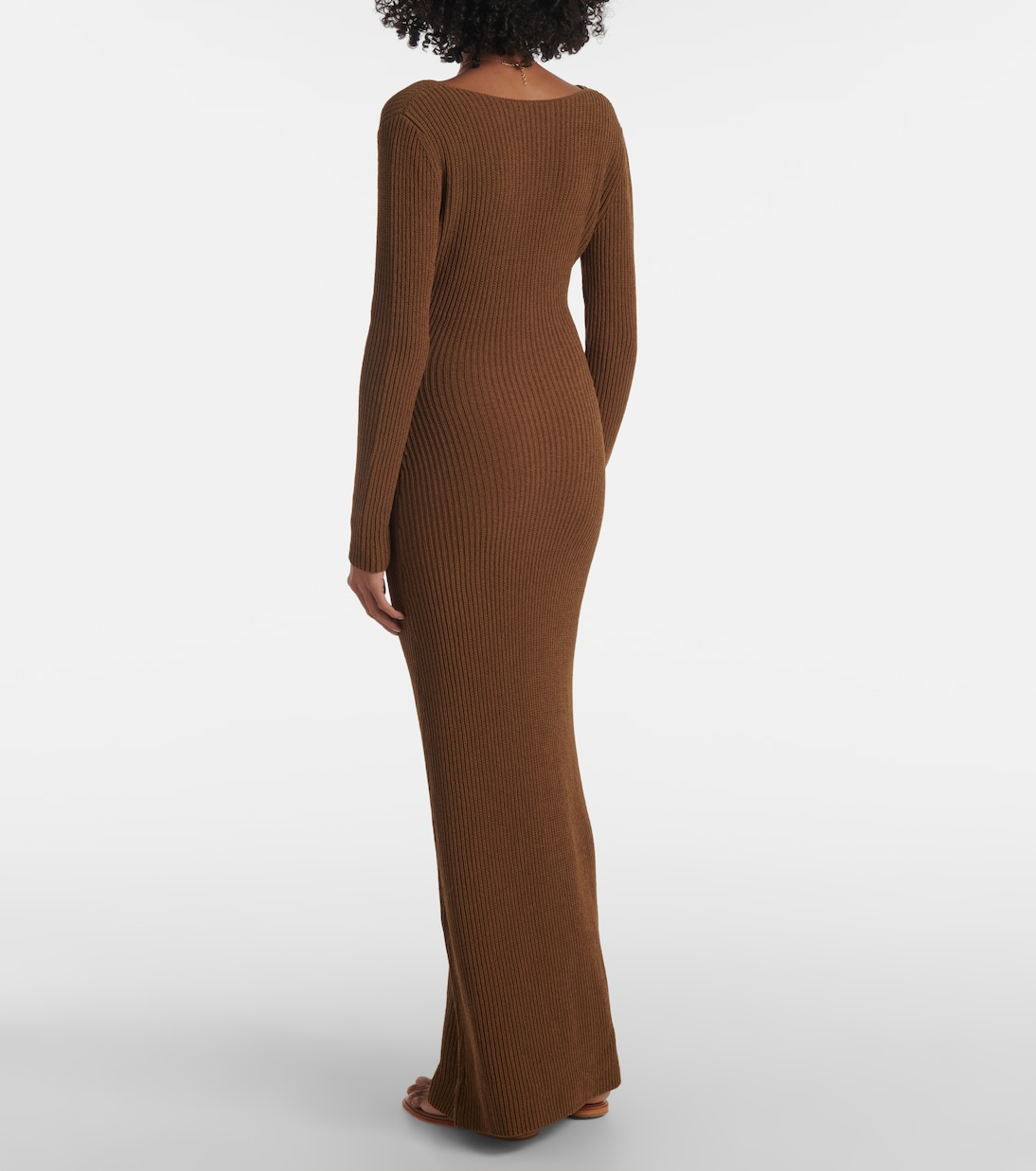Robe longue Beru en coton mélangé | Aya Muse